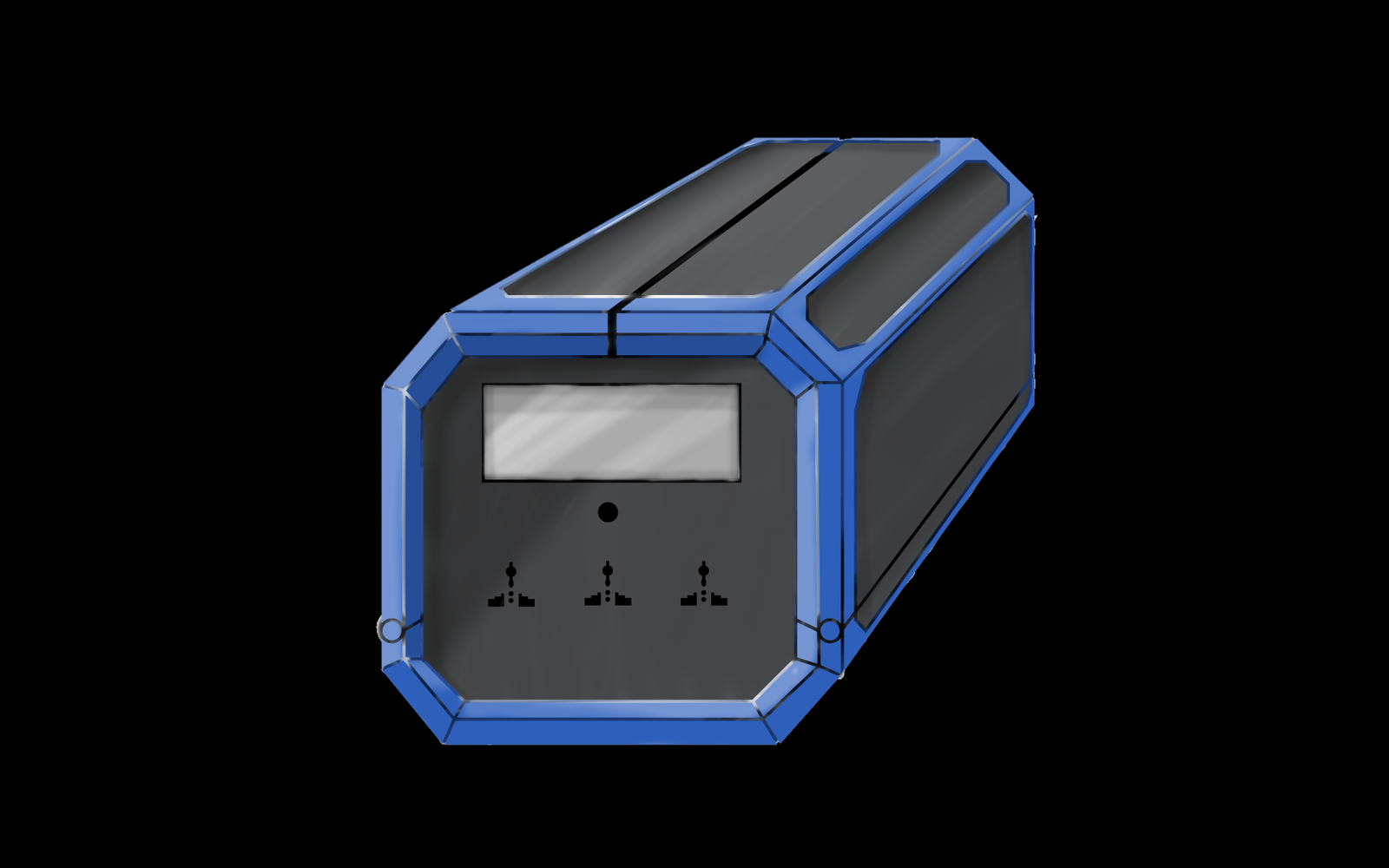  This is the initial concept drawing that sparked our final prototype. 